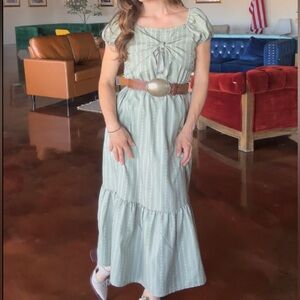 Elegant Green Women's Dress